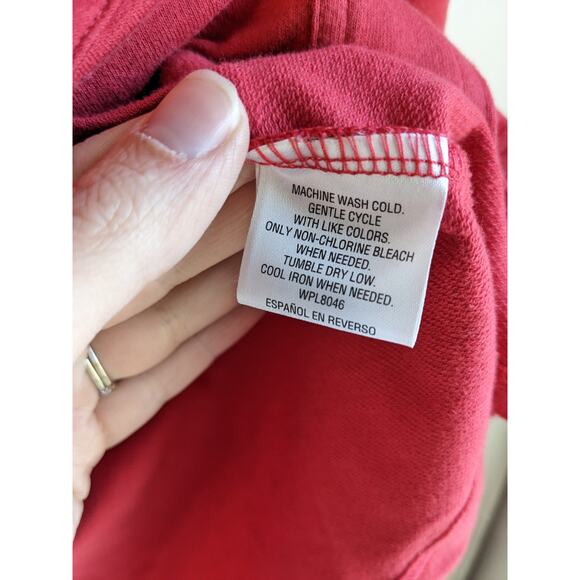 Style & Co. Sports Women's Red Snap Front Folded Long Sleeve Jacket Size XL - Picture 4 of 4